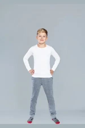 Italian Fashion Chlapecké tričko Tomi s dlouhým rukávem - bílé