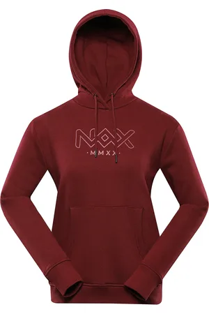 NAX Dámská mikina WERENA port wine