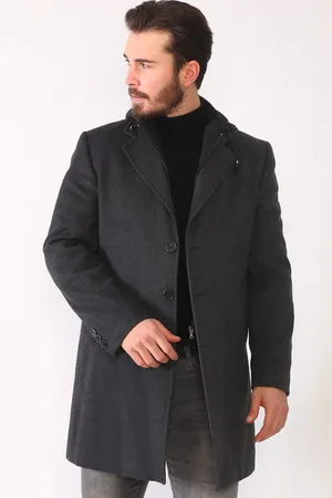 Dewberry PLT8395 BATTAL COAT-ANTHRACITE