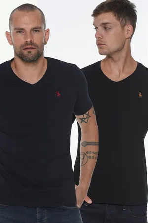 Dewberry DOUBLE SET T8568 V-NECK MEN