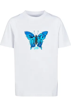 Mister Tee Dětské plovoucí tričko Butterfly bílé