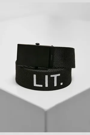 Mister Tee LIT pásek Extra dlouhý černý