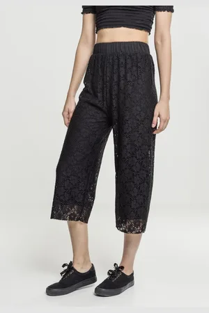 Urban classics Dámské krajky Culotte černé