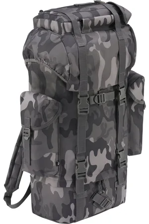 Brandit Nylonový vojenský batoh šedé camo