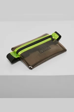 Urban classics Sportovní taška na boky průhledná černá