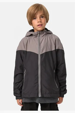 Urban classics Chlapecké 2-Tone Tech Windrunner asfalt/černá