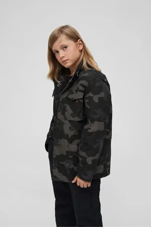 Brandit Dětská standardní bunda M65 darkcamo