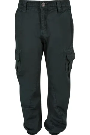 Urban classics Boys Cargo Jogging Pants bottlegreen