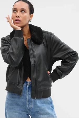 GAP Bunda bomber z umělé kůže - Dámské