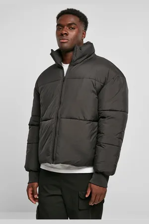 Urban classics Krátká bunda Big Puffer Jacket černá