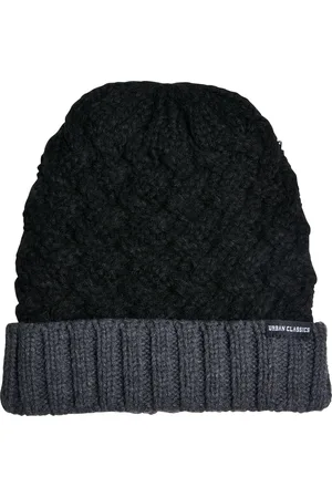 Urban classics Braid Knit Beanie /vřesově šedá