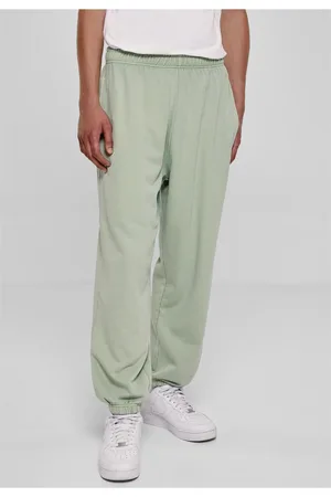 Urban classics Tepláky Acid Wash vintagegreen