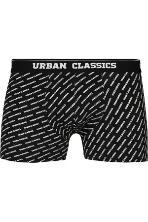 Urban classics Pánské boxerky 5-balení bílé/černé/s nápisem/pruhované/pruhované