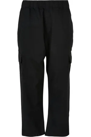 Urban classics Chlapecké kalhoty Ripstop Cargo černé