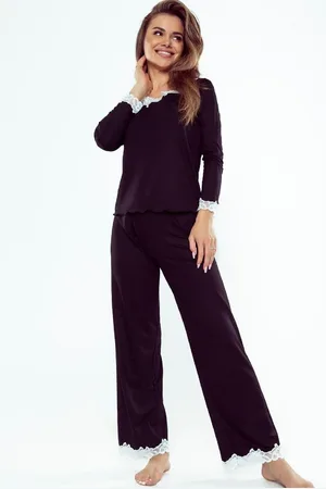 Eldar Pyjamas First Lady Arleta length/r S-XL black-ecru 099