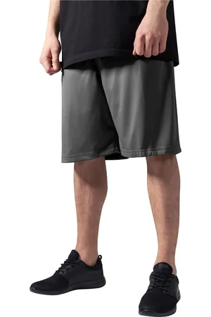Urban classics Pánské kraťasy Bball Mesh šedé