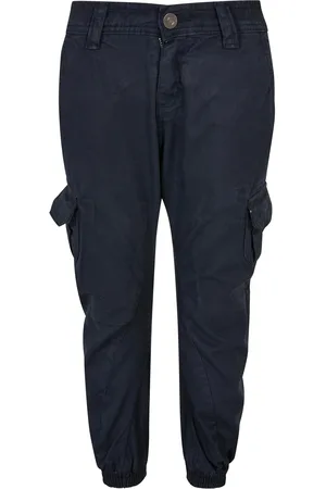 Urban classics Chlapecké Cargo Jogging Kalhoty námořnické