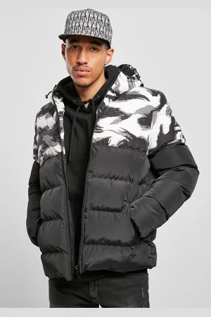 CS Statement Brushcamo Yoke Puffer Jacket černo/