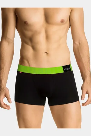 ATLANTIC Boxer shorts MH-1188/23 S-2XL black-green 071