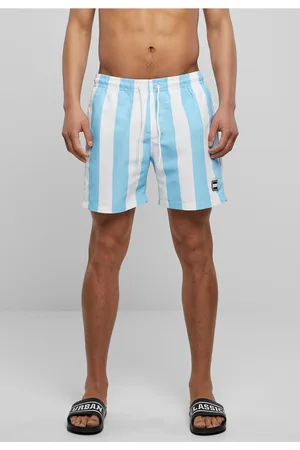 Urban classics Vzor plavecké šortky balticbluebarstripe