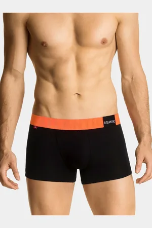 ATLANTIC Boxer shorts MH-1188/23 S-2XL black-orange 022