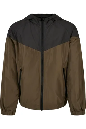 Urban classics Chlapecký 2-Tone Tech Windrunner černá/darkolive
