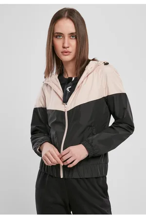 Urban classics Dámská větrovka Arrow světle růžová/