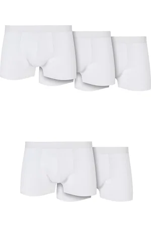Urban classics Pevné boxerky z organické bavlny 5-balení bílé
