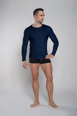 Italian Fashion Tričko Paco s dlouhým rukávem - tmavě