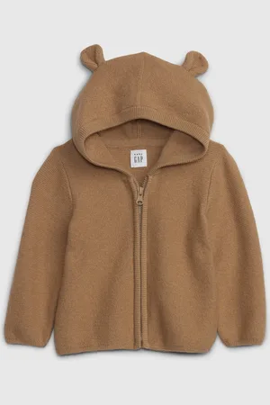GAP Baby svetr s kapucí CashSoft - Kluci