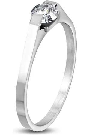 Kesi Zásnubní prsten chirurgická ocel shiny elegance