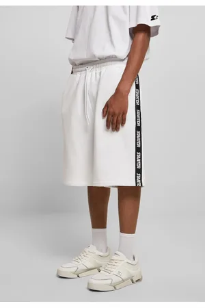 STARTER BLACK LABEL Starter Tape Track Shorts bílé