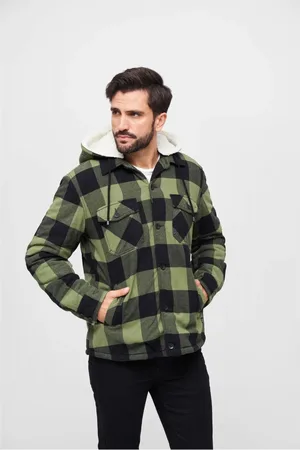 Brandit Lumberjacket S kapucí /olivová