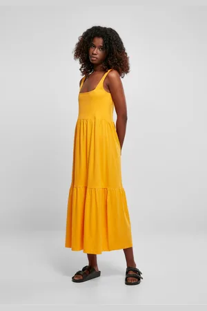 Urban classics Dámské letní šaty 7/8 délka Valance magicmango