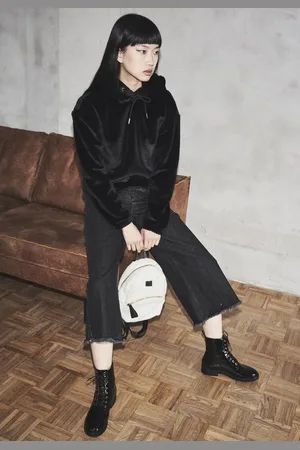 Urban classics Dámské džíny Culotte - černé