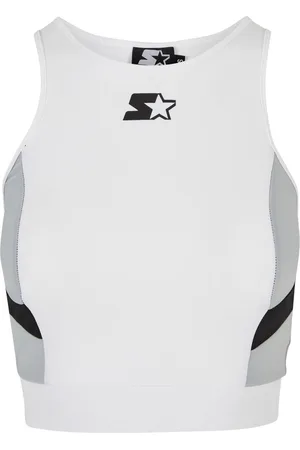 STARTER BLACK LABEL Dámský startér Sports Cropped Top bílo/černý
