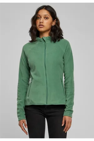Urban classics Dámská šalvějová kapuce Polar Fleece na zip