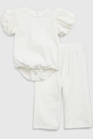 GAP Baby sametový outfit - Holky