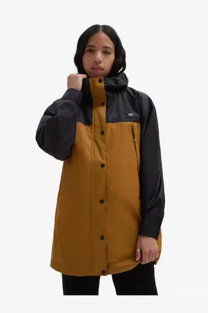 Vans Černo- dámská nepromokavá parka Lake Effect Rain Block - Dámské