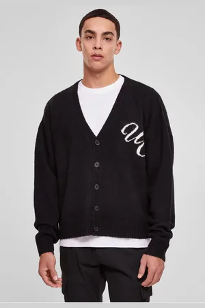 Urban classics Iniciály Cardigan černý