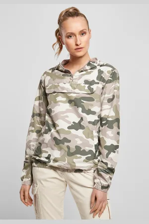 Urban classics Dámská bunda Camo Pull Over Dukrose camo