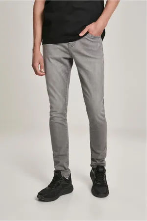 Urban classics Pánské džíny Slim Fit šedé