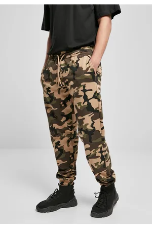 Urban classics Základní Camo tepláky 2.0 woodcamo