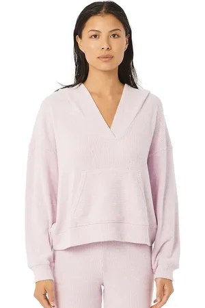 Rip Curl Mikina COSY V NECK HOOD Lilac