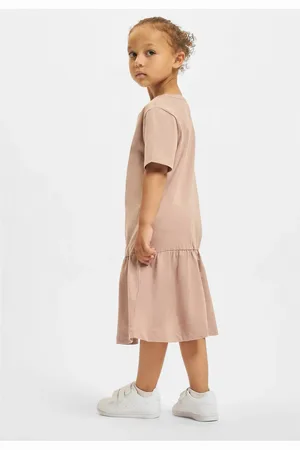 Urban classics Dívčí šaty Valance Tee dukrose