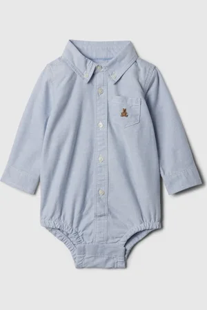GAP Baby košilové body oxford - Kluci