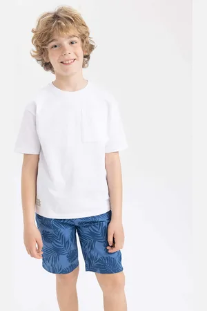 DeFacto Chlapecké oversized tričko s krátkým rukávem a kulatým výstřihem