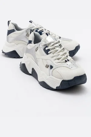 LuviShoes LECCE White-Navy Women
