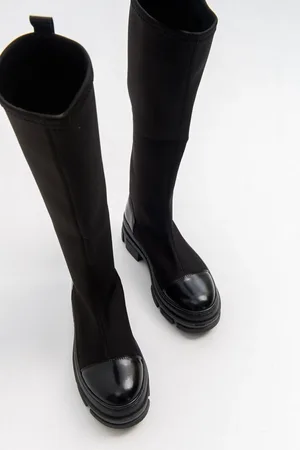 LuviShoes Bella Black Scuba Women