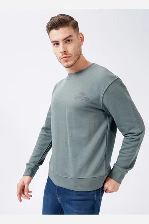 Lee Pánská mikina s kulatým výstřihem v smaragdově zelené barvě 231 Lcm 241029 Neil Emerald